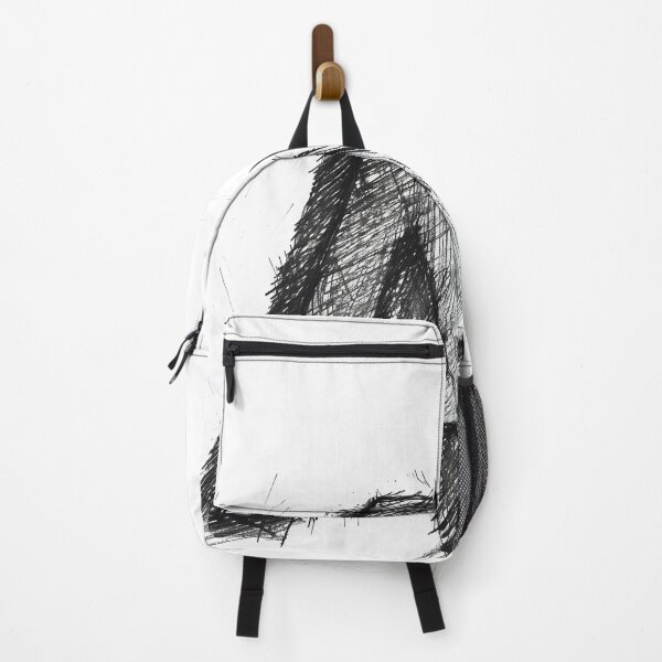 Item preview, hand-drawn letter 'A' with a textured, sketch-like quality, using charcoal or pencil strokes on a simple white background designed and sold by JsKpY.