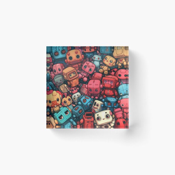Item preview, Kawai robots designed and sold by PricklyPeanut.