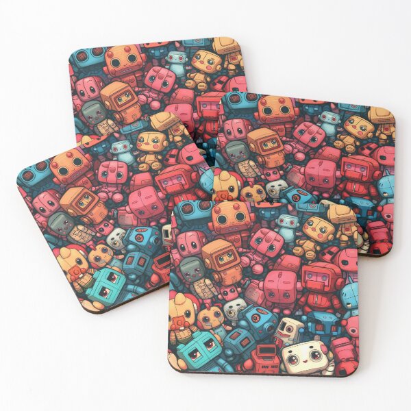 Item preview, Kawai robots designed and sold by PricklyPeanut.