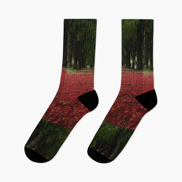 Item preview, red green forest designed and sold by khaanju.