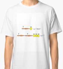 Solve Physics Problem Defined by Visual Scheme Classic T-Shirt