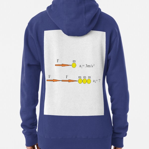 Solve Physics Problem Defined by Visual Scheme Pullover Hoodie