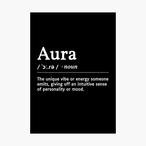 Item preview, Aura Gen Z Urban Dictionary Meaning designed and sold by SpeakSarcasm.