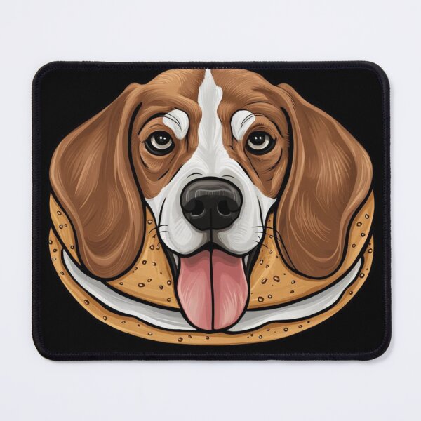Item preview, Funny Beagle Bagel designed and sold by Angie-Atelier.
