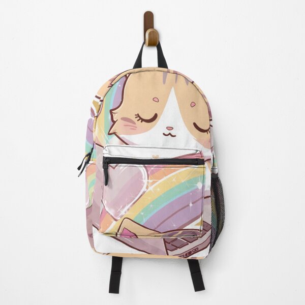 Item preview, Dreamy Coder: Kitty's Rainbow Workspace designed and sold by mrGrayMan.