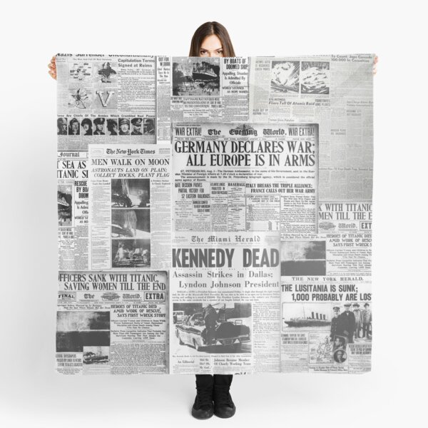 Newsprint 1 Scarf