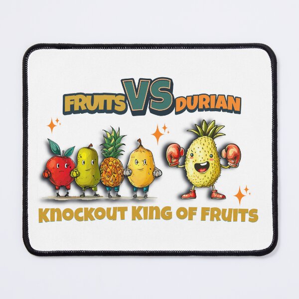 Item preview, Knockout King of Fruits – Durian vs. Fruits Design designed and sold by DurianCraze.