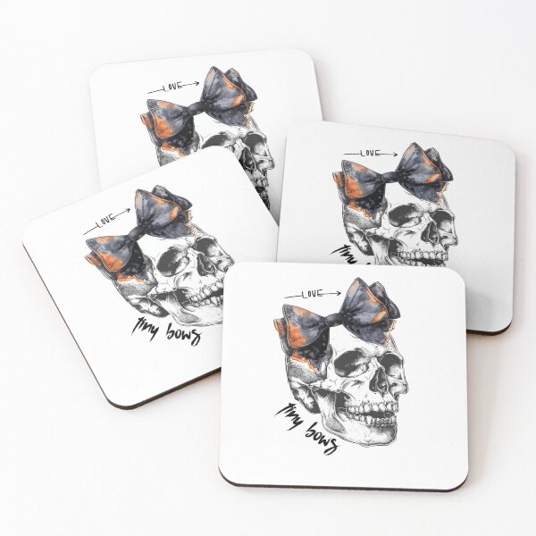 Item preview, Bow Skull - I Love Tiny Bows designed and sold by GRABAPSHOP.