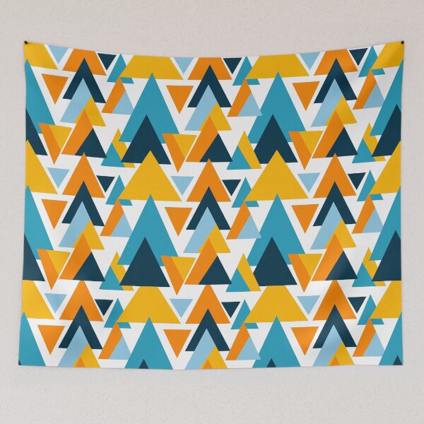 Item preview, Seamless pattern with triangles geomatic  designed and sold by Jayjaynaenae.