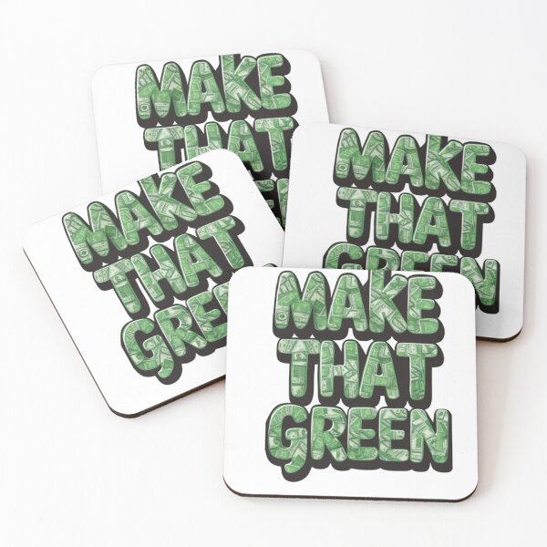 Item preview, Make That Green (Money) Bubble Topography designed and sold by EmeraldCauldren.