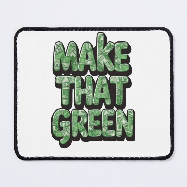 Item preview, Make That Green (Money) Bubble Topography designed and sold by EmeraldCauldren.