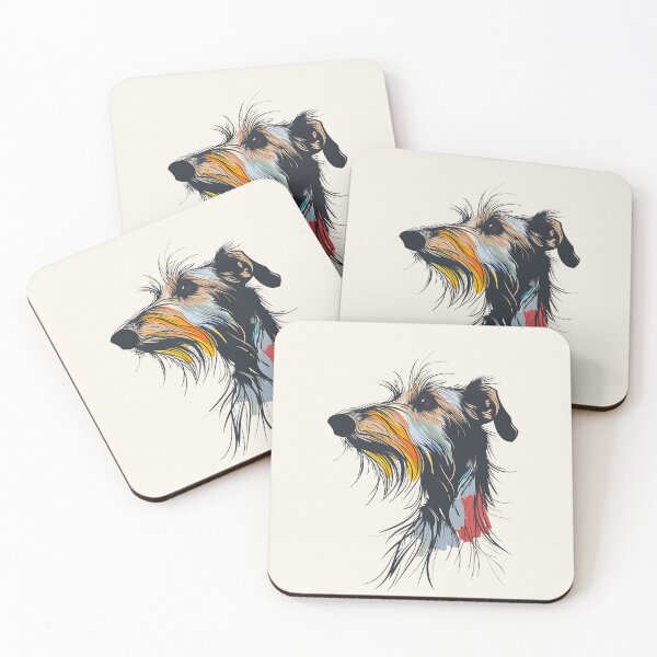 Item preview, Deerhound in tattoo mode 3 designed and sold by aghnadarragh.