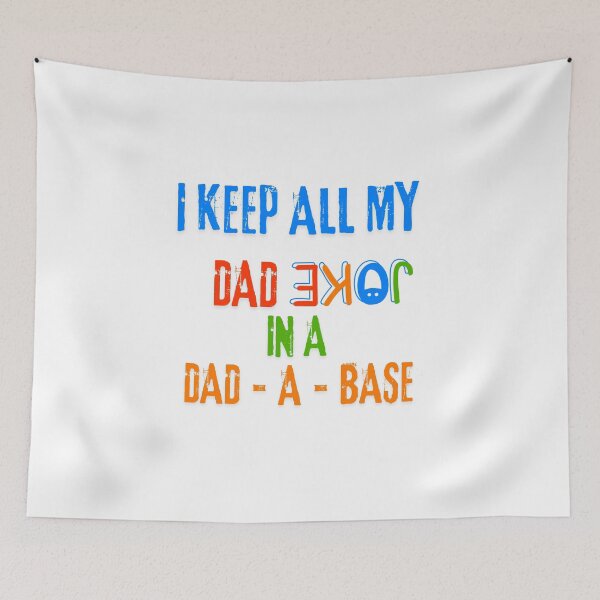 Item preview, Dad Joke Database | Funny Dad Humor Design designed and sold by Colorful-Garden.