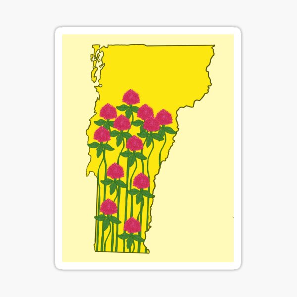 Red Mountain Flower Stickers Redbubble - fancy flower decal roblox