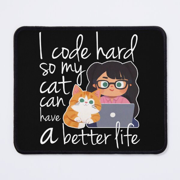 Item preview, Coding for my Cat designed and sold by SatyakiMandal3D.