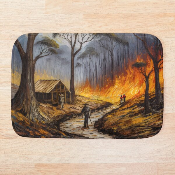 Item preview, Bushfire Series Surrounded designed and sold by rainsdesigns.