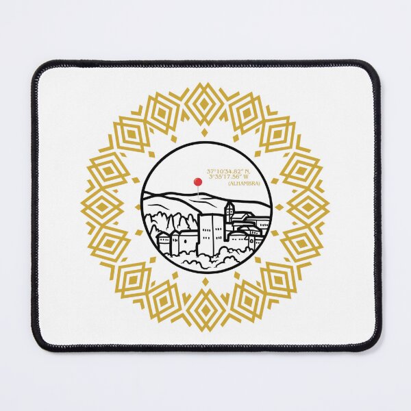 Item preview, Granada in mosaic with view of the Alhambra designed and sold by Micapox.
