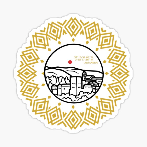 Item preview, Granada in mosaic with view of the Alhambra designed and sold by Micapox.