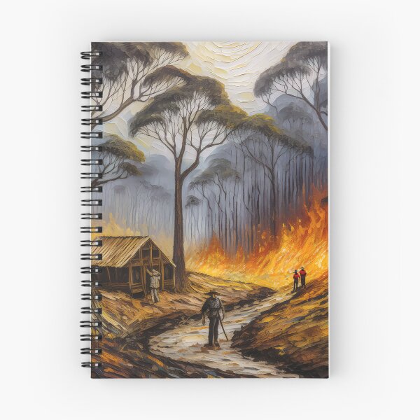 Item preview, Bushfire Series Surrounded designed and sold by rainsdesigns.