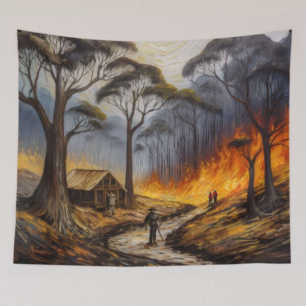 Item preview, Bushfire Series Surrounded designed and sold by rainsdesigns.