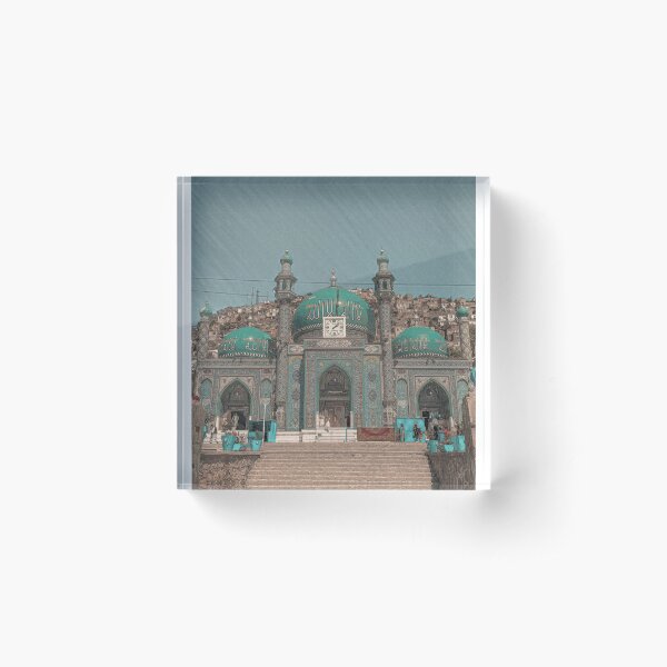 Aperçu de l'œuvre Mosquée du sanctuaire Blue Sakhi à Kaboul Afghanistan créée et vendue par PrintsbyPearl.