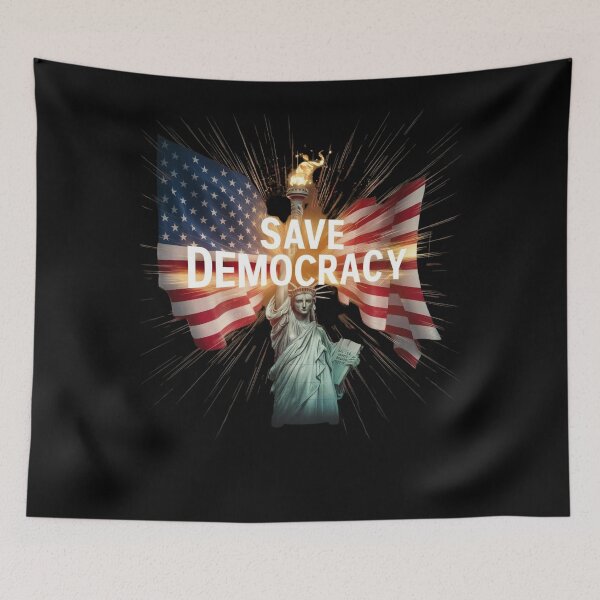 Item preview, Save democracy designed and sold by Pabblloo.