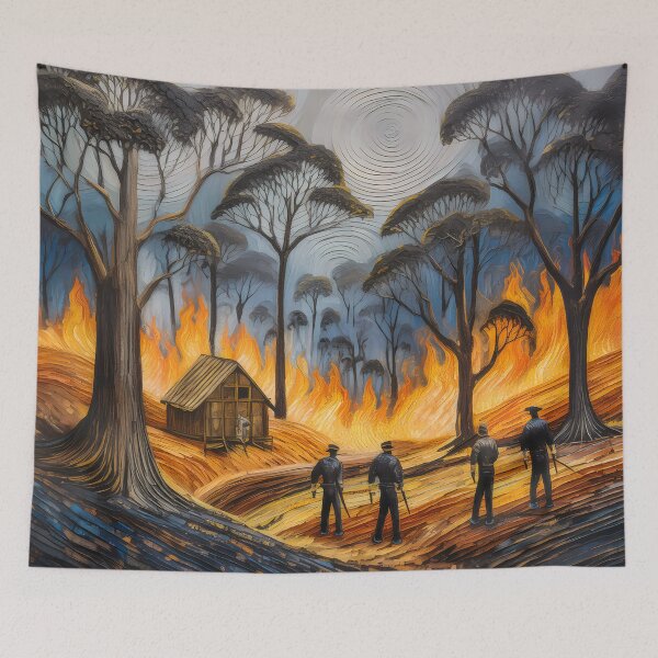 Item preview, Bushfire Series Surrounded 1 designed and sold by rainsdesigns.