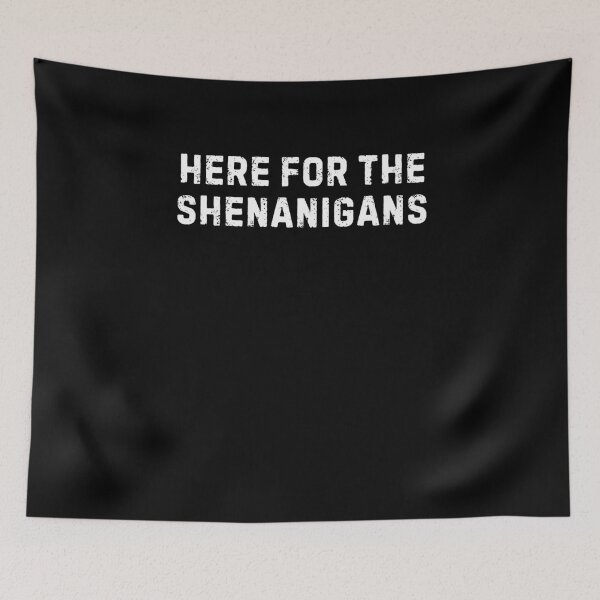 Item preview, Here for the Shenanigans | St Patrick's Day T-Shirt designed and sold by tarzbol.