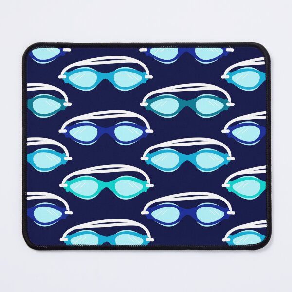 Item preview, Blue Swimming Goggles Pattern designed and sold by CreativeTwins.