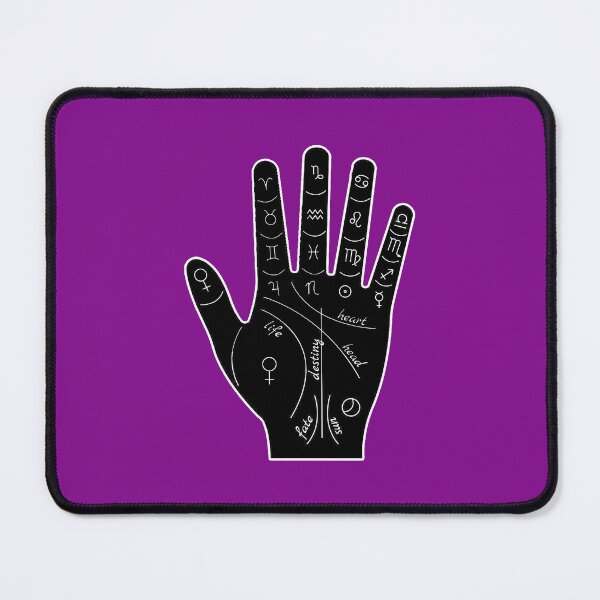 Item preview, Palmistry black hand witchcraft designed and sold by MetalSatyrShop.