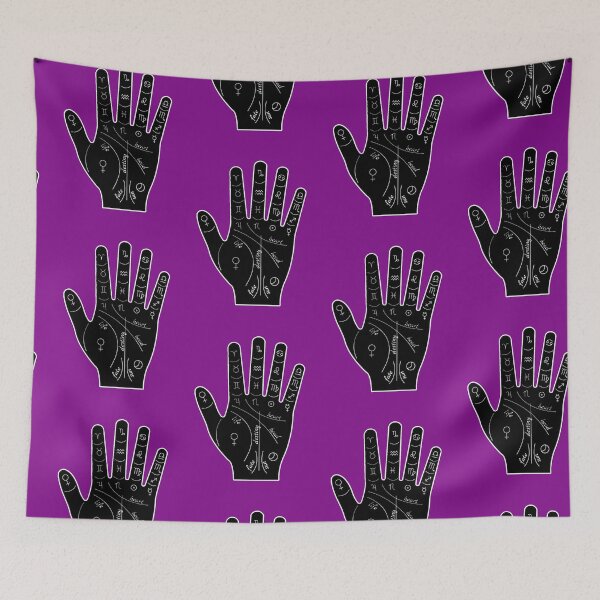 Item preview, Palmistry black hand witchcraft designed and sold by MetalSatyrShop.