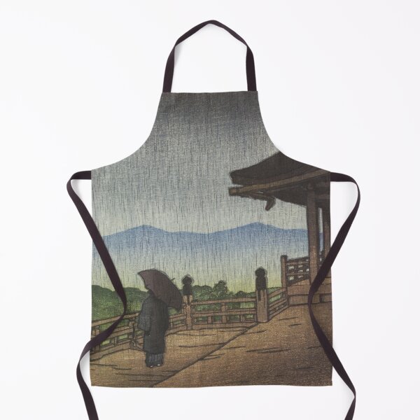 Item preview, Rain at the Kiyomizu Temple by Kawase Hasui designed and sold by Takeda-art.
