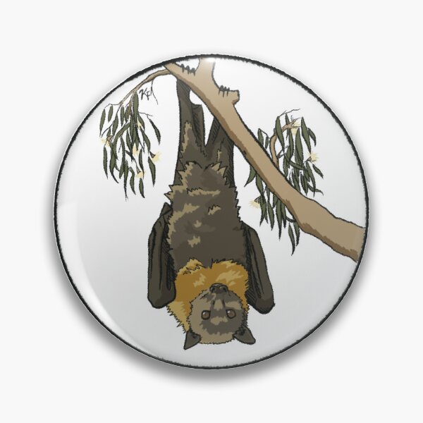 Item preview, Flying-fox foraging; Grey-headed flying fox #4 designed and sold by KarlyFMixedArts.