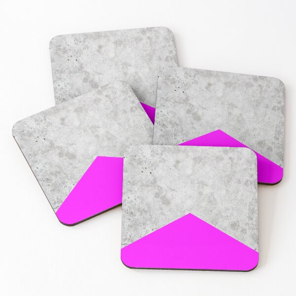 Item preview, Geometric Concrete Arrow Design - Neon Purple #728 designed and sold by Natural Collective.