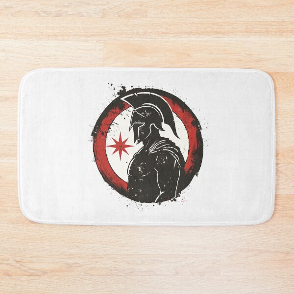 Item preview, Roman hoplite with shooting star logo designed and sold by Micapox.