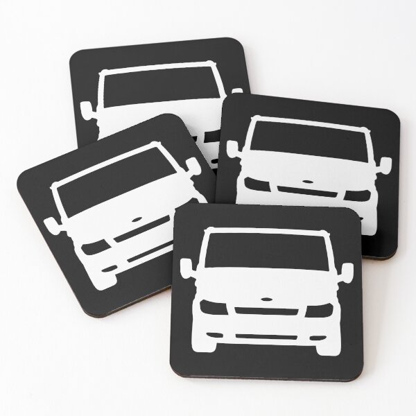 Item preview, Ford Transit Van Turneo SWB 2000-2006 white silhouette designed and sold by EdimDesign.