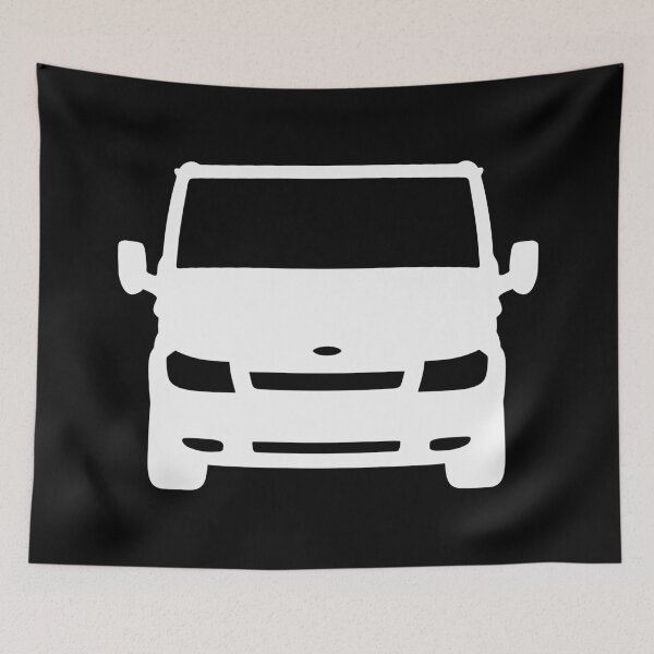 Item preview, Ford Transit Van Turneo SWB 2000-2006 white silhouette designed and sold by EdimDesign.