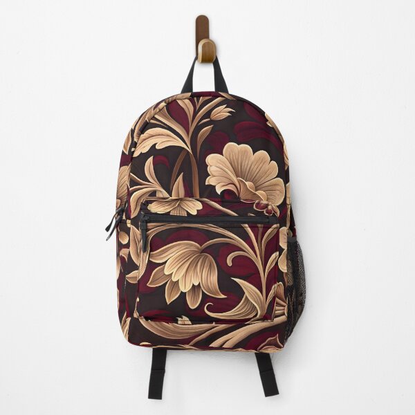 Item preview, Burgundy Floral 08 (inspired by William Morris) designed and sold by MerkintileEXG.