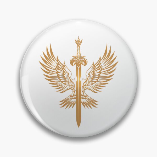 Item preview, Logo with roman wings and pilum sword designed and sold by Micapox.