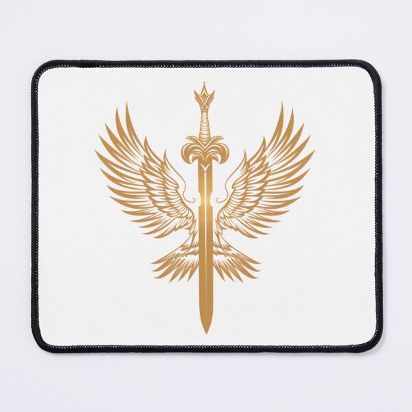 Item preview, Logo with roman wings and pilum sword designed and sold by Micapox.