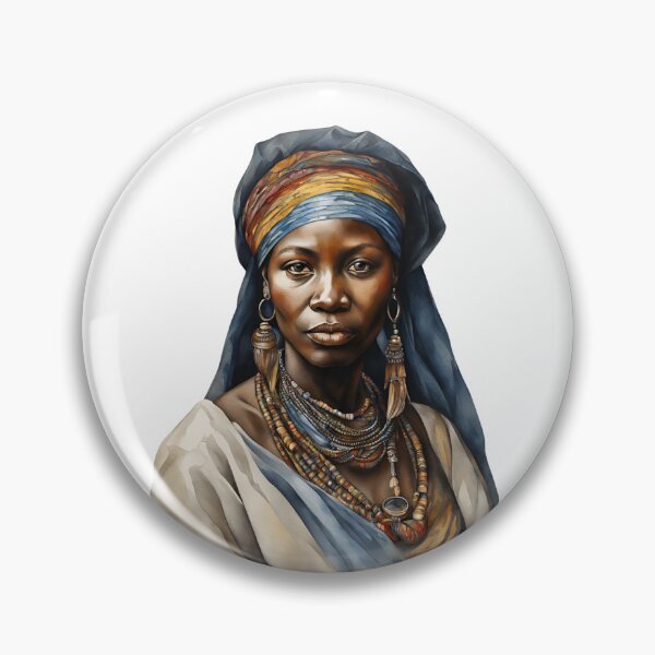 Item preview, African Watercolor Art, African Woman, African Style designed and sold by SRLND.
