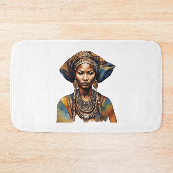 Item preview, African Watercolor Art, African Woman, African Style designed and sold by SRLND.