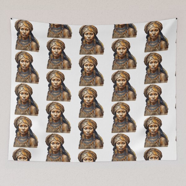 Item preview, African Watercolor Art, African Woman, African Style, Africa designed and sold by SRLND.