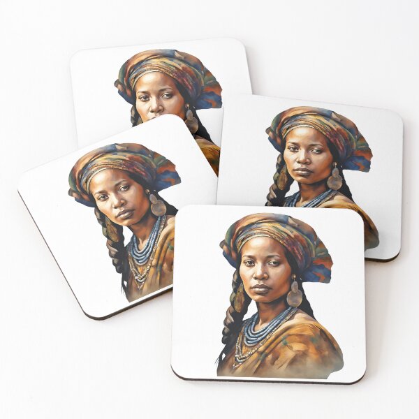 Item preview, African Watercolor Art, African Woman, African Style, Africa designed and sold by SRLND.