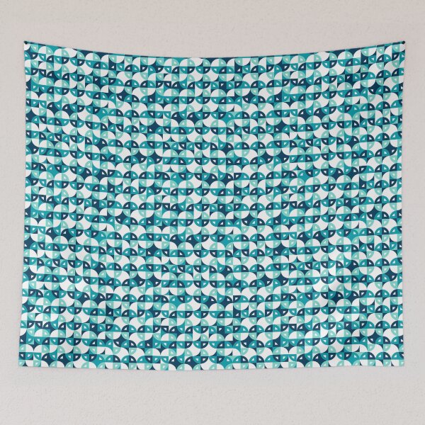 Item preview, Abstract circles and triangles, emerald version designed and sold by Alex  Blud.