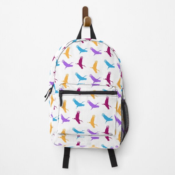 Item preview, Seamless pattern of colored storks designed and sold by ZorianArt.