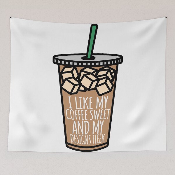 Item preview, I like my coffee sweet and my designs fleek - UX Designer | Product Designer | UI Designer Stickers designed and sold by PoshPixel.