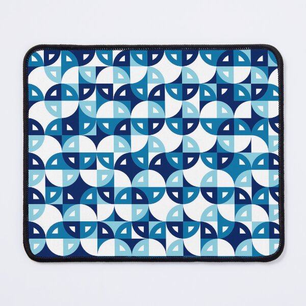 Item preview, Abstract circles and triangles, blue version designed and sold by Alex  Blud.
