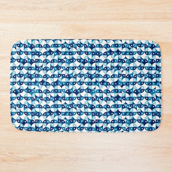 Item preview, Abstract circles and triangles, blue version designed and sold by Alex  Blud.