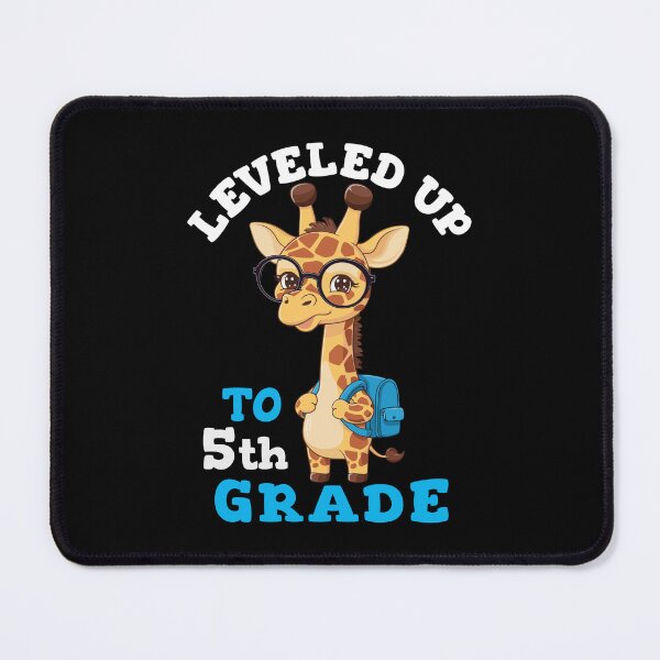 Item preview, Leveled up to 5th grade - Funny Giraffe designed and sold by HandicraftArt.
